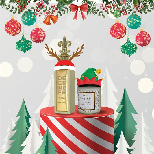 Set December Vanilla EDP & Scented CANDLE  by Aroma Concepts