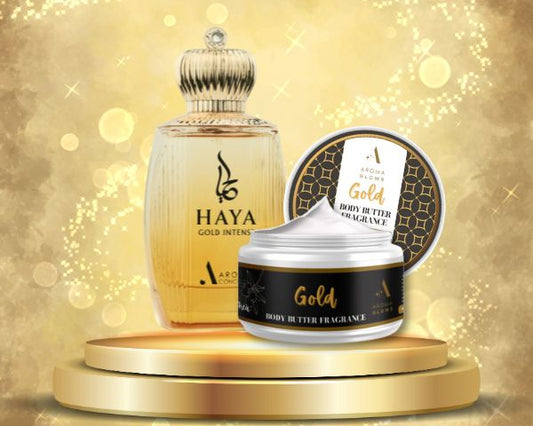 BUNDLE Haya Gold Intense EDP & Gold Body Butter