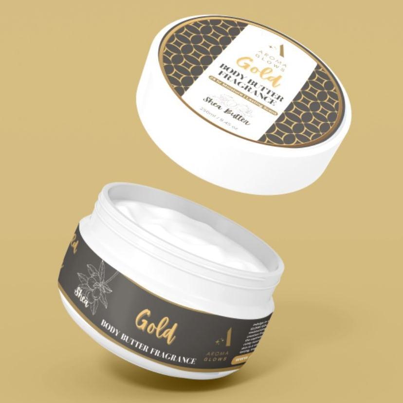  Gold  Body Butter Fragrance Cream 250ml 