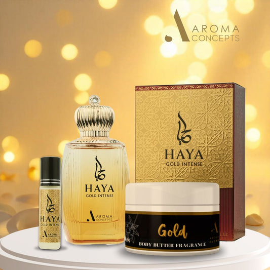 BUNDLE Haya Gold Intense EDP & Gold Body Butter